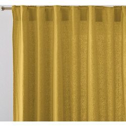 La Redoute Κουρτίνα με Θηλιές 140x250 Elba 350339878 Μουσταρδί