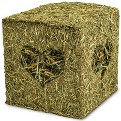 JR Farm Hay Cube with Mealworms 12x12cm