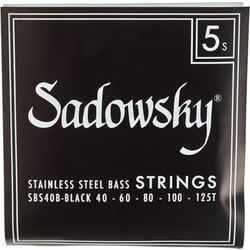 Sadowsky Black Label Σετ 5 Χορδές Ηλεκτρικού Μπάσου Stainless Steel 40-125T"