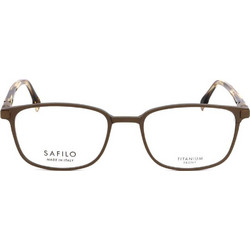 Safilo FORGIA 03 J7D Ανδρικός Σκελετός Γυαλιών Οράσεως Κοκάλινος Καφέ