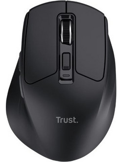 Trust Niven Ασύρματο Ποντίκι Black