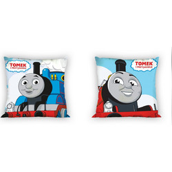 Dimcol Disney Thomas 14 Παιδικό Διακοσμητικό Μαξιλάρι Γαλάζιο 40x40cm