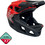 eRIDER360 Integra Sport Κράνος Ποδηλάτου Βουνού / Downhill / BMX / Dirt Full Face Κόκκινο Μαύρο