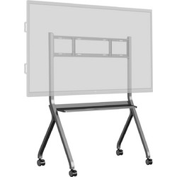 iiyama MD-CART02-S1 Βάση Τηλεόρασης Δαπέδου Περιστρεφόμενη Τροχήλατη με Βραχίονα 55"-86" έως 100kg