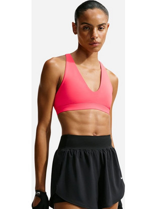 Nike Indy Αθλητικό Μπουστάκι με Χαμηλή Στήριξη Φούξια IV4912-644