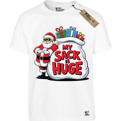 Takeposition My Sack Is Huge Παιδικό T-Shirt Κοντομάνικο Λευκό 806-3053