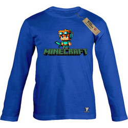Takeposition Minecraft Heroe Παιδικό T-Shirt Μακρυμάνικο Royal Blue 214-814-4767