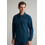Navy & Green Ανδρική Μπλούζα Polo Μακρυμάνικη Πετρόλ 24GE.500.9