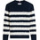 Tommy Hilfiger Παιδικό Πουλόβερ Μακρυμάνικο Navy Μπλε Λευκό KB0KB09753-0A4