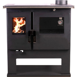 Verso CS Ceramic Right Ξυλόσομπα με Φούρνο 7.7kW