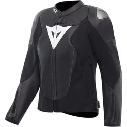 Dainese Avro 6 Leather Lady Black White