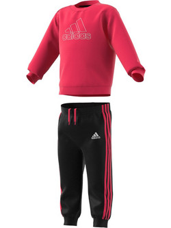 Adidas Βρεφικό Σετ Φόρμας Χειμωνιάτικο Κόκκινο Μαύρο GD3922