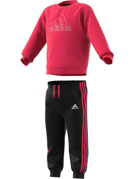 Adidas Βρεφικό Σετ Φόρμας Χειμωνιάτικο Κόκκινο Μαύρο GD3922