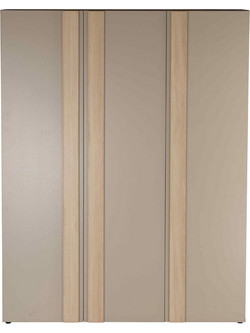 Liberta Τρίφυλλη Ντουλάπα Ρούχων Sonoma Latte 140x52x180cm LBT06-0126