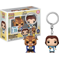 Funko Pocket Pop! Keychain Disney Beauty and the Beast Belle & Beast