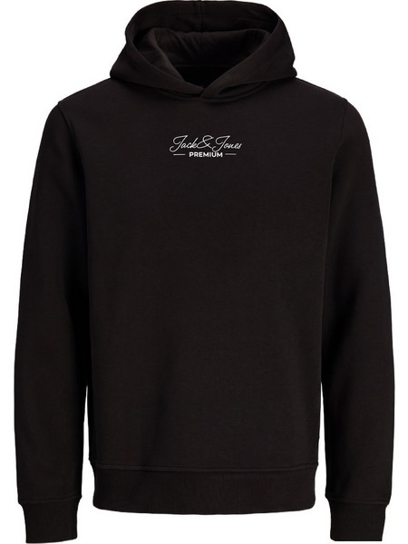 Jack & Jones Ανδρικό Φούτερ με Κουκούλα Μαύρο 12312266