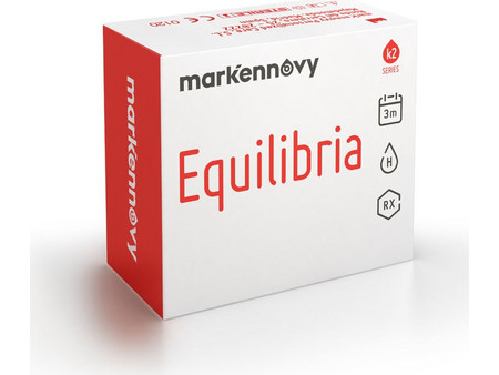 Mark'ennovy Equilibria Toric Τριμηνιαίοι Φακοί Επαφής Αστιγματικοί Υδρογέλης 2τμχ