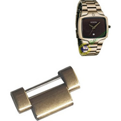 NIXON PLAYER/SENTRY EXTRA LINK SS ANTIQUE GOLD