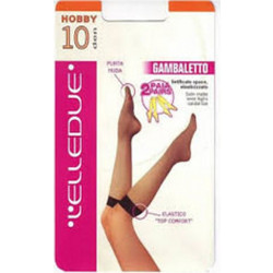 Elledue Hobby 10 DEN 2 Ζεύγη Onesize Natural