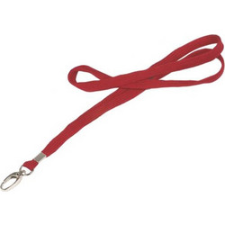 Κλιπ Μεταλλικό Black-Red με κορδόνι - Κόκκινο CLIPS203