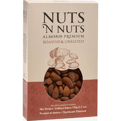 Ελληνικό αμύγδαλο ψημένο & ανάλατο Nuts 'n Nuts 180g