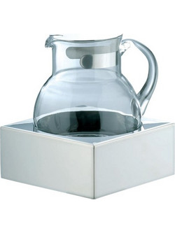 Κανάτα 2 lt με καπάκι και βάση ψυχώμενη 17.4x17.4x7.5cm c56424
