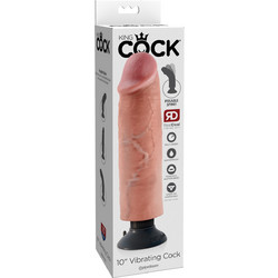 Pipedream King Cock 10" Vibrating Cock Ρεαλιστικός Δονητής 25.4cm Flesh