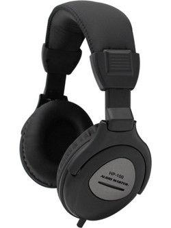 Audio Master HP-100 Ενσύρματα Ακουστικά DJ On Ear Μαύρα