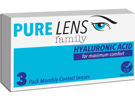 Pure Lens Hyalouronic ΜΥΩΠΙΑΣ ΜΗΝΙΑΙΟΙ - 3 ΦΑΚΟΙ