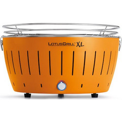 Lotusgrill G435 XL Mandarin Orange Ανοξείδωτη Ψησταριά Κάρβουνου Στρογγυλή Επιφάνειας 40.5cm
