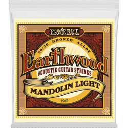 Ernie Ball 2067 Earthwood Σετ 4 Χορδές Μαντολίνου 80/20 Bronze 9-34" Light Tension 1/4