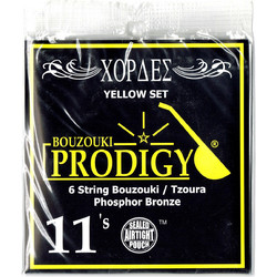 Prodigy Υellow 11s Σετ 6 Χορδές Μπουζουκιού Phosphor Bronze 11-22"