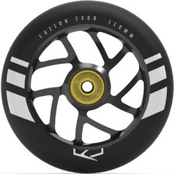 FUZION Flight Wheel 110mm Black with Black Core (Pair)