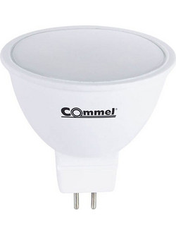 ΛΑΜΠΤΗΡΑΣ LED MR16 6W 4000K (ΦΩΣ ΗΜΕΡΑΣ) 480Lm 100 ΜΟΙΡΕΣ 12V 305-412 COMMEL 3858890449563