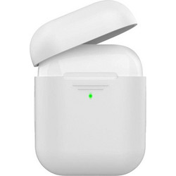 Θήκη Σιλικόνης AhaStyle PT02-F Apple AirPods Premium Λευκό