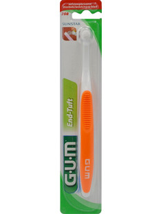 Gum 308 End Tuft Soft Οδοντόβουρτσα Πορτοκαλί