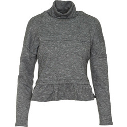 Kendall + Kylie Γυναικείο Χειμερινό Crop Top Ανθρακί 9W1.040.016