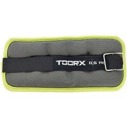 ΒΑΡΑΚΙΑ ΑΚΡΩΝ TOORX (AHF-071) ΜE VELCRO ΠΡΑΣΙΝΑ (2 Χ 0.5 KG)