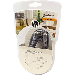 Καλώδιο ομοαξονικό σε RCA 1,8m 5906881192170
