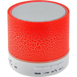 Lamtech LAM020250 Led Ηχείο Bluetooth 3W με Ραδιόφωνο Κόκκινο