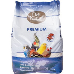 Deli Nature Λευκή Άμμος Υγιεινής για Πουλιά 5kg