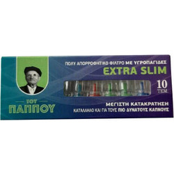 ΠΙΠΑΚΙ ΤΟΥ ΠΑΠΠΟΥ EXTRA SLIM ΜΕ ΥΔΡΟΠΑΓΙΔΕΣ (42902-088) 13 πιπάκια ανα τεμάχιο