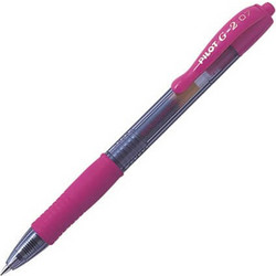 Pilot G-2 Στυλό Gel 0.7mm Ροζ BL-G2-7P