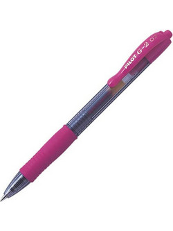 Pilot G-2 Στυλό Gel 0.7mm Ροζ BL-G2-7P