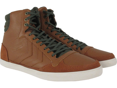 Hummel Slimmer Stadil Vintage Ανδρικά Sneakers Μποτάκια Ταμπά 63501-8198