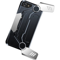 Gamer Case Grip Stand Silver For iPhone 7/8