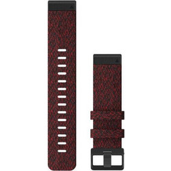 Garmin QuickFit 22mm Λουράκι Υφασμάτινο Heathered Red (Fenix 6 / 6 Pro / 7)