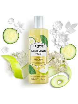 I Love Elderflower Fizz Αφρόλουτρο σε Gel 360ml