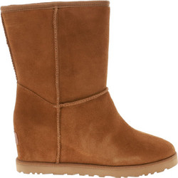 UGG Classic Femme Γυναικεία Μποτάκια Πλατφόρμα Suede Ταμπά με Γούνα 1104611-CHE