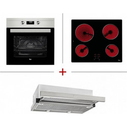 Teka Φούρνος HCB 6545 Inox + Εστία TZ 6415 + Απορροφητήρας TL 6310 Ιnox